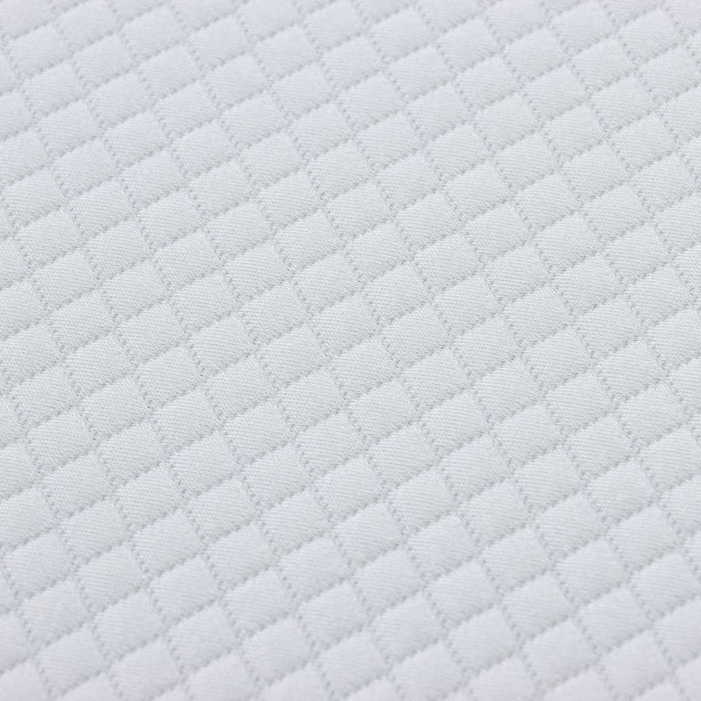 Mattress White and Grey 120 x 200 cm Pocket Spring