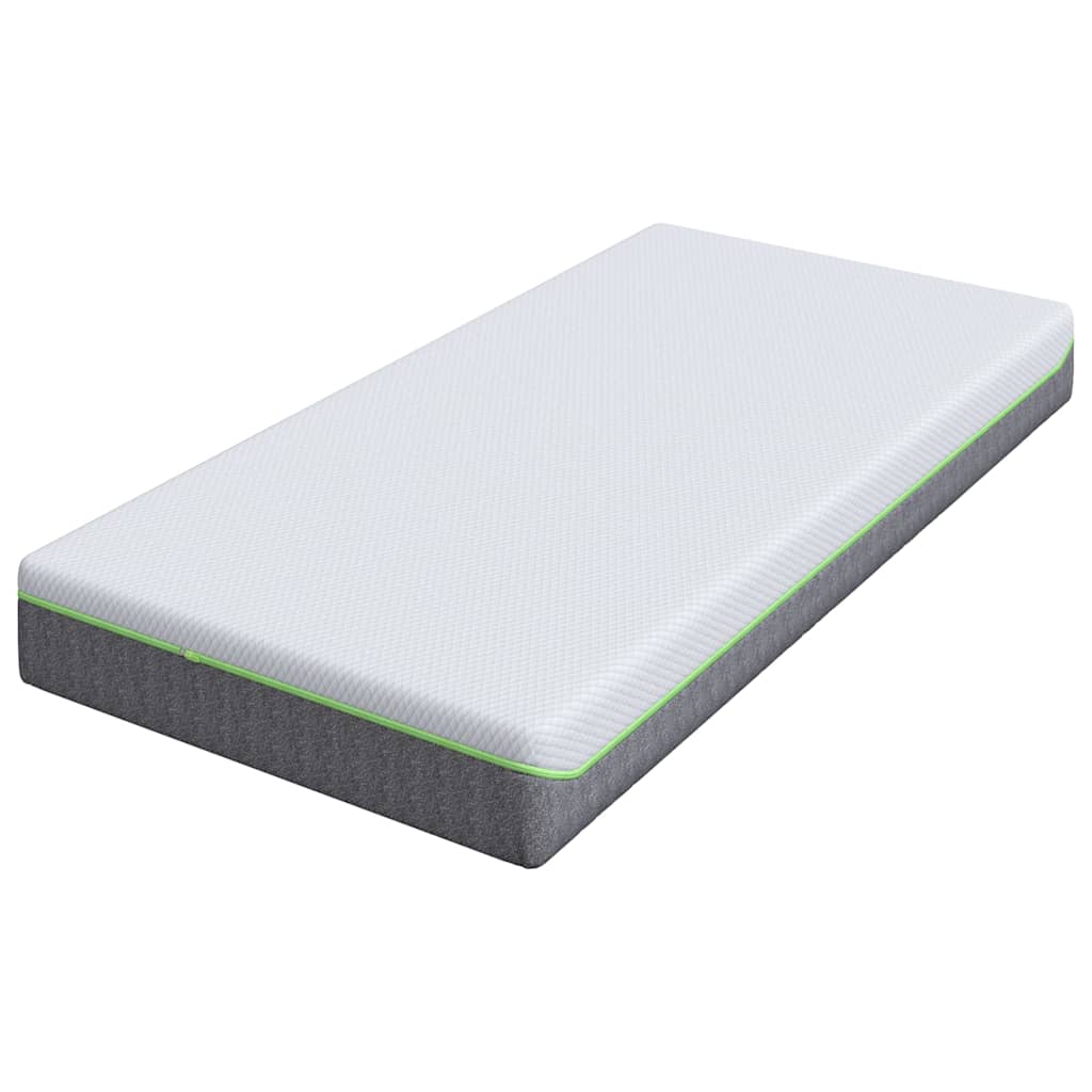Mattress White and Grey 120 x 200 cm Pocket Spring