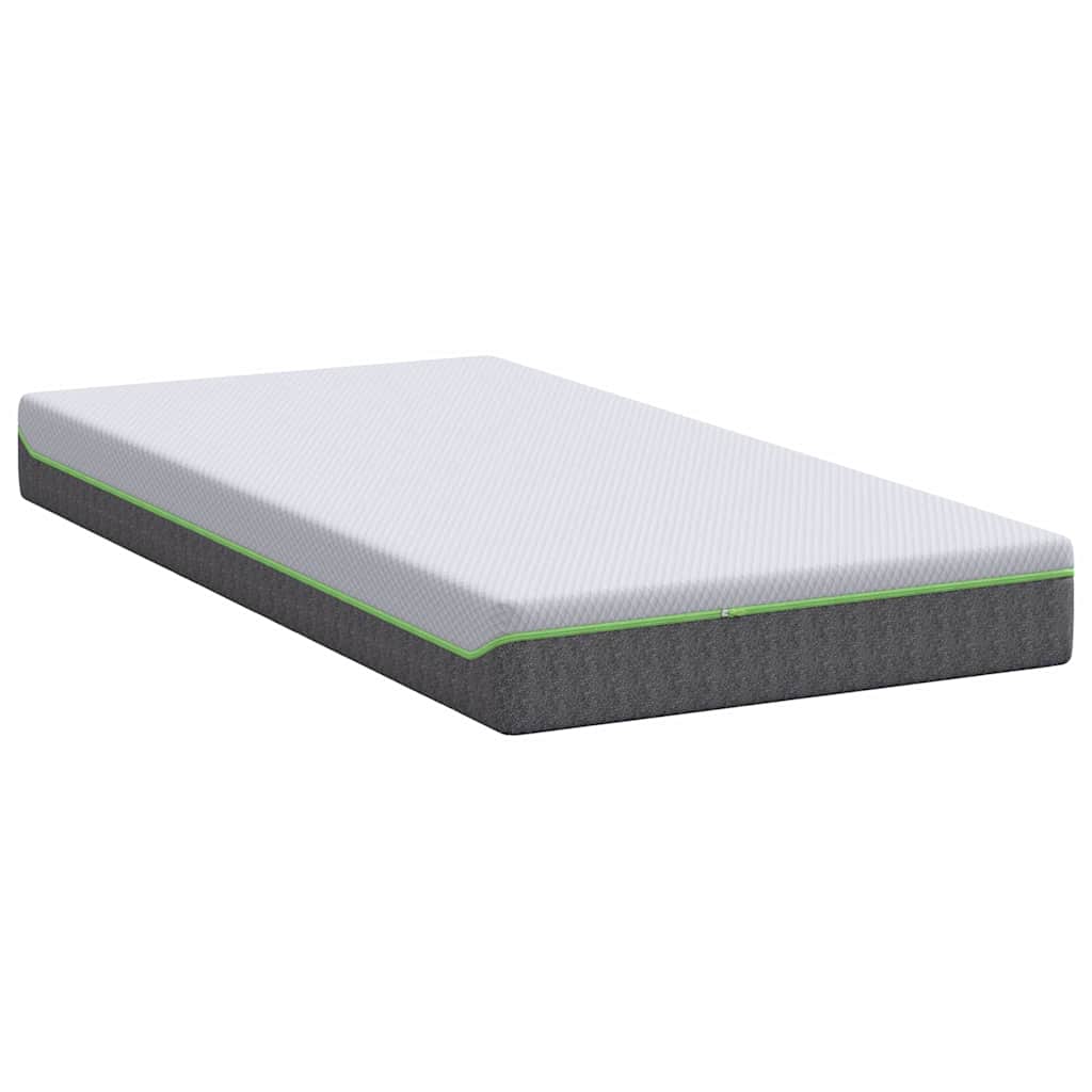 Mattress White and Grey 120 x 200 cm Pocket Spring