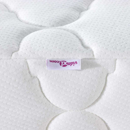 Mattress White 140 x 200 cm PU Foam