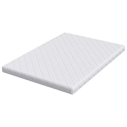 Mattress White 140 x 200 cm PU Foam