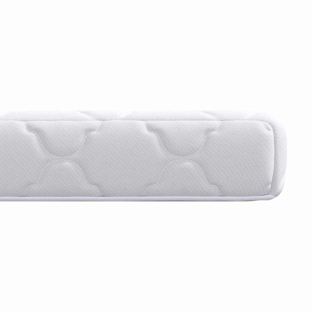 Mattress White 140 x 200 cm PU Foam