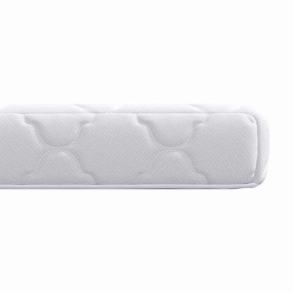 Mattress White 140 x 200 cm PU Foam