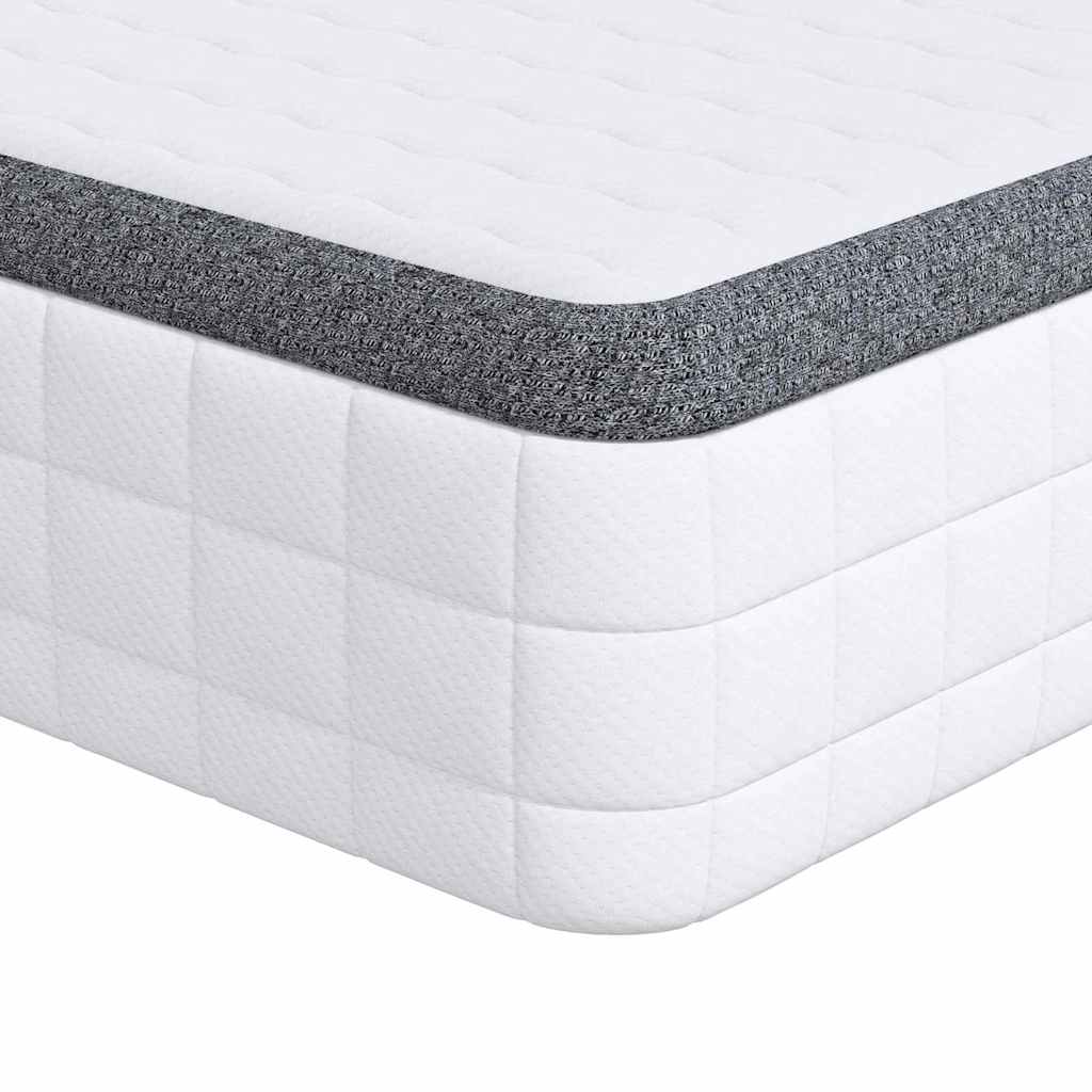Mattress White and Grey 80 x 200 cm Bonell Spring