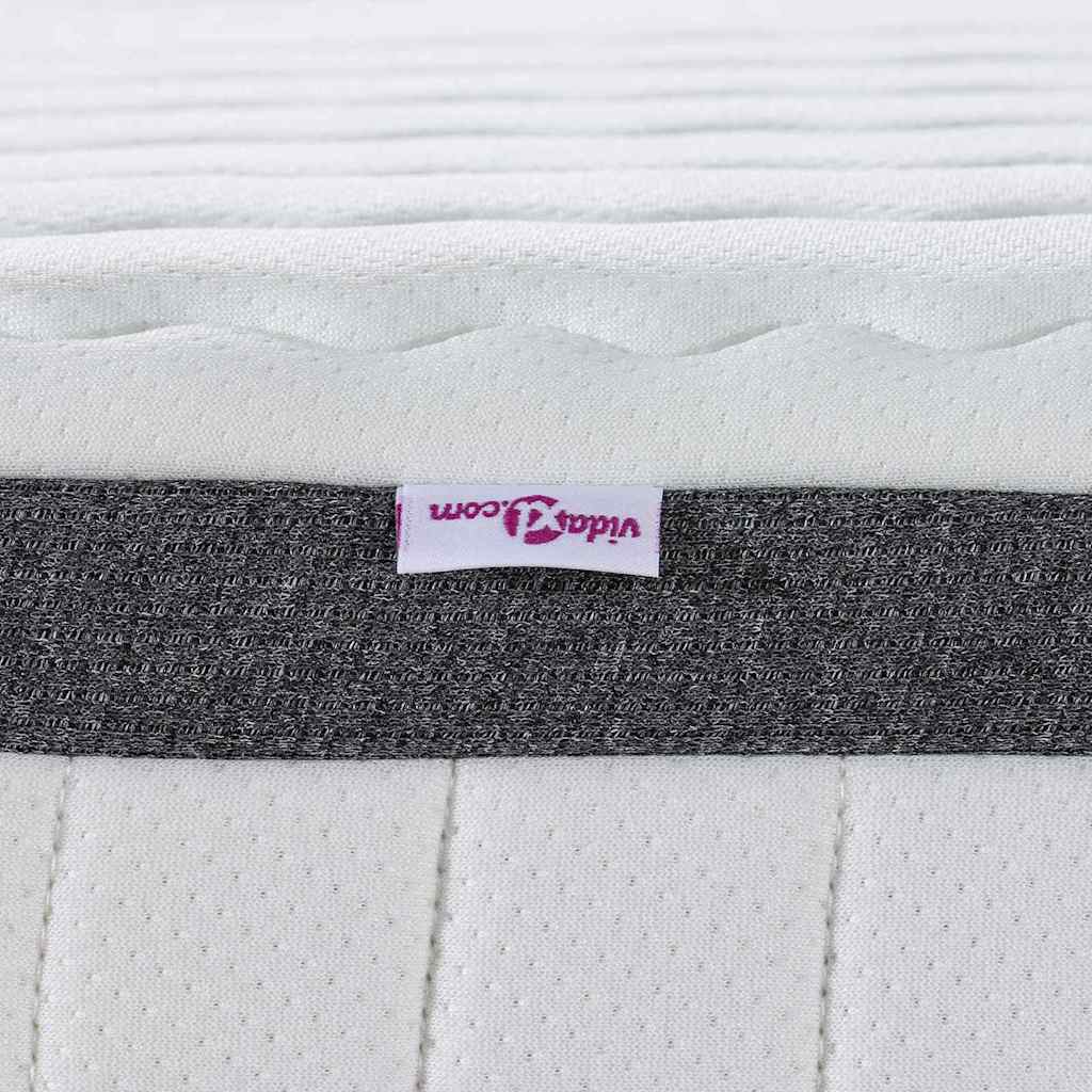 Mattress White and Grey 90 x 200 cm Bonell Spring