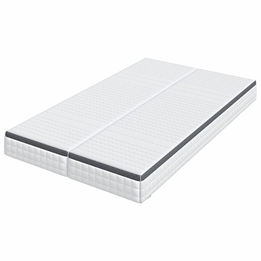 Mattress 2 pcs White and Grey 60 x 200 cm Bonell Spring