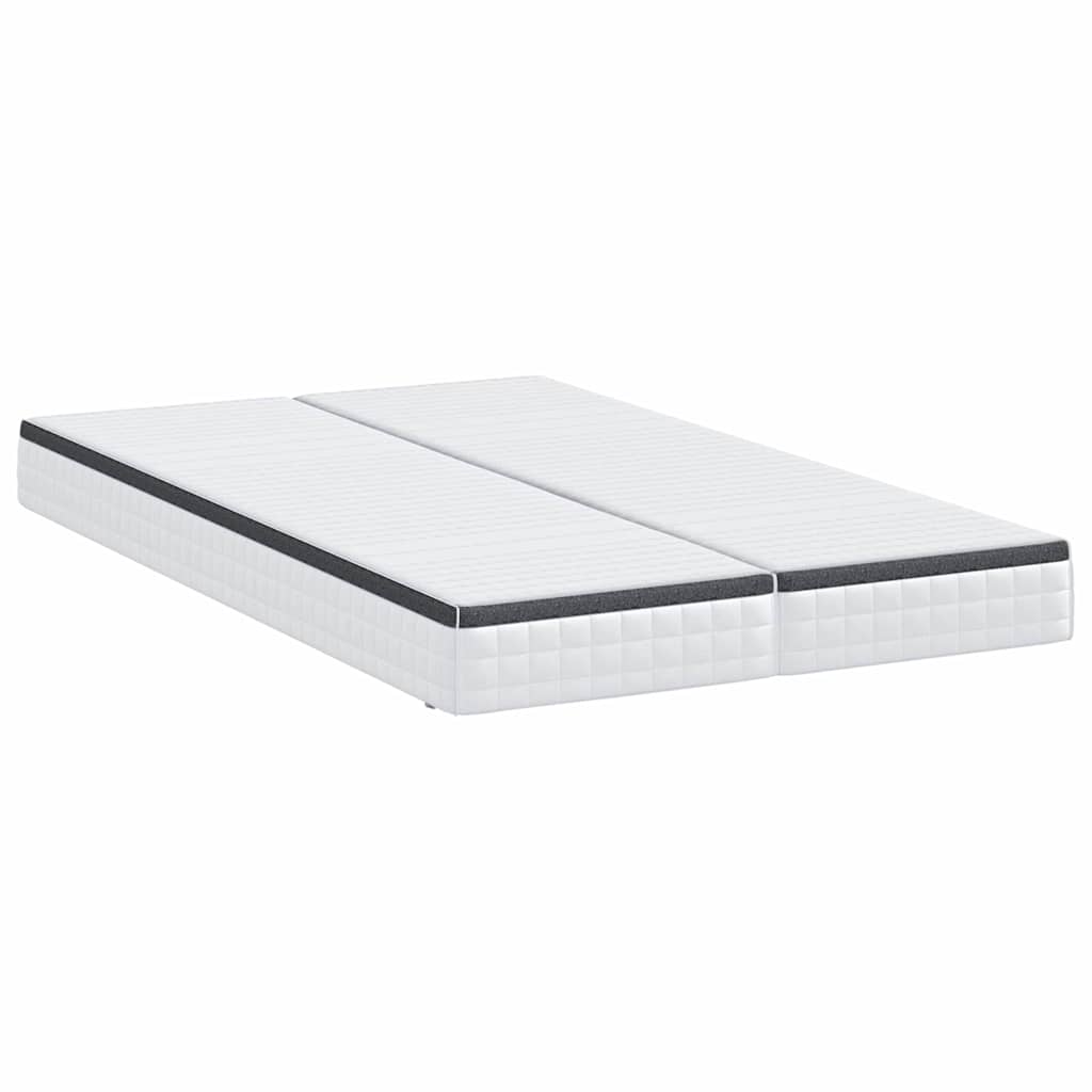 Mattress 2 pcs White and Grey 60 x 200 cm Bonell Spring