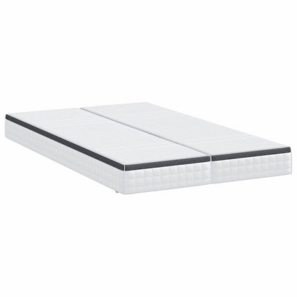 Mattress 2 pcs White and Grey 60 x 200 cm Bonell Spring