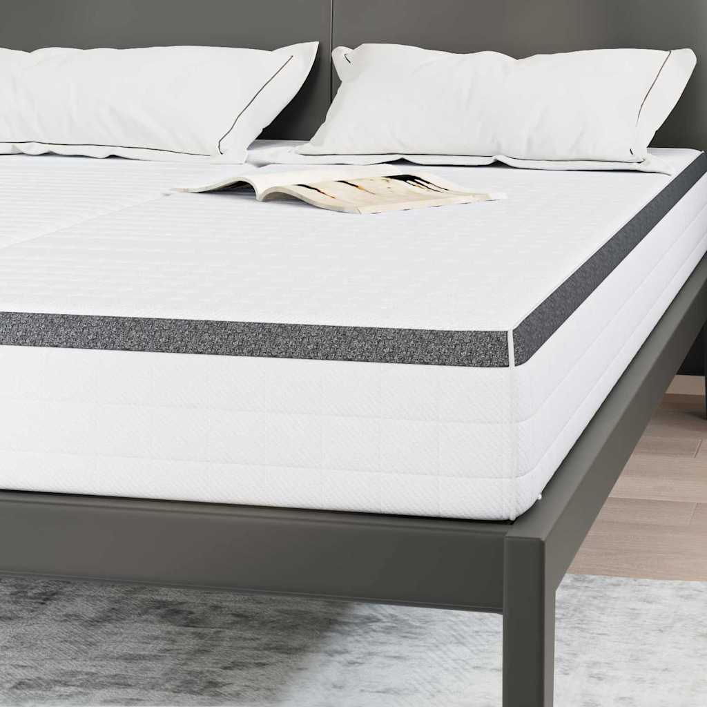 Mattress 2 pcs White and Grey 70 x 200 cm Bonell Spring
