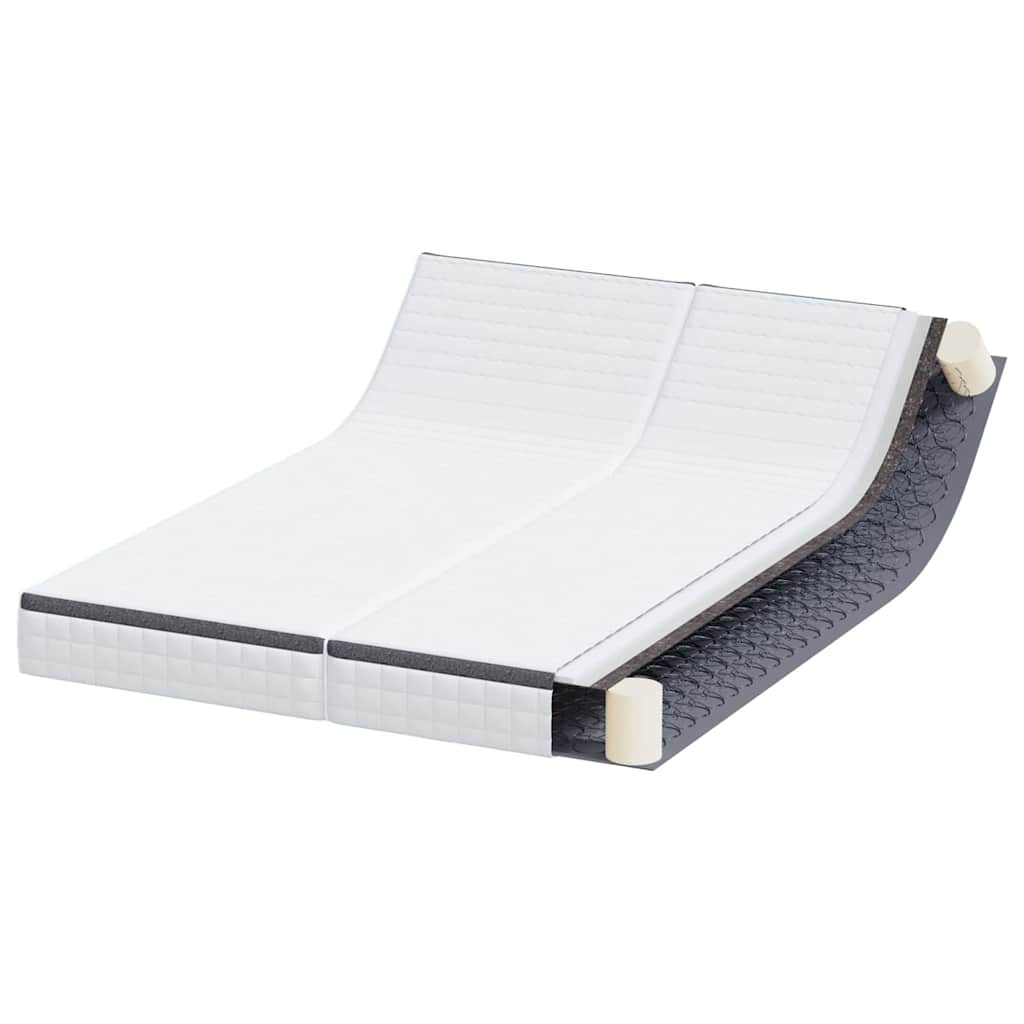 Mattress 2 pcs White and Grey 70 x 200 cm Bonell Spring