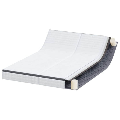 Mattress 2 pcs White and Grey 70 x 200 cm Bonell Spring