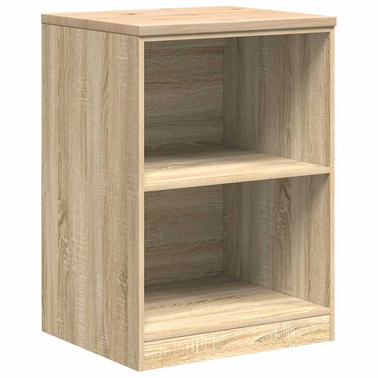 Garage Storage Cabinet Sonoma Oak 60x51x85 cm Solid Wood Pine