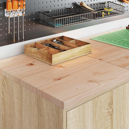 Garage Storage Cabinet Sonoma Oak 40x51x85 cm Solid Wood Pine