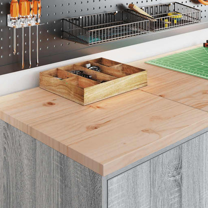 Garage Storage Cabinet Grey Sonoma 40x51x85 cm Solid Wood Pine