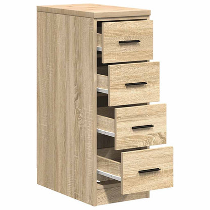 Garage Storage Cabinet Sonoma Oak 30x51x85 cm Solid Wood Pine