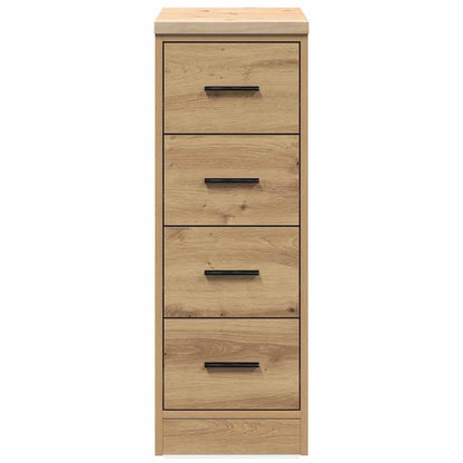 Garage Storage Cabinet Artisan Oak 30x51x85 cm Solid Wood Pine