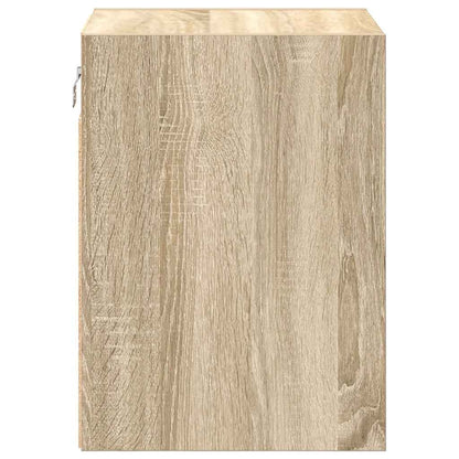 Garage Wall Cabinet Sonoma Oak Engineered Wood