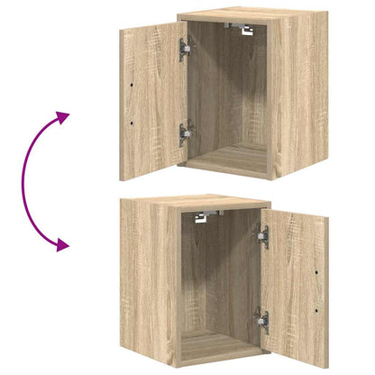 Garage Wall Cabinets 2 pcs Sonoma Oak Engineered Wood
