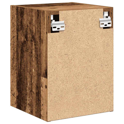 Garage Wall Cabinets 2 pcs Old Wood Engineered Wood