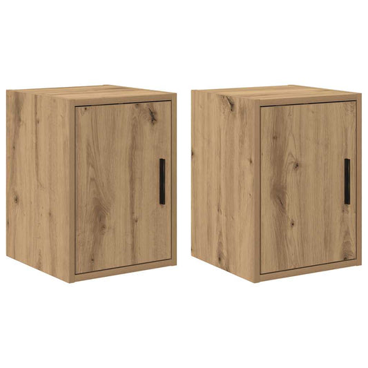Garage Wall Cabinets 2 pcs Artisan Oak Engineered Wood