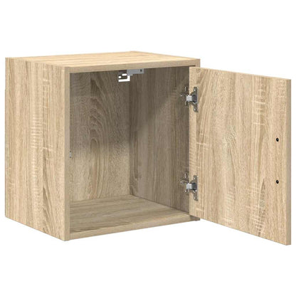 Garage Wall Cabinet Sonoma Oak Engineered Wood