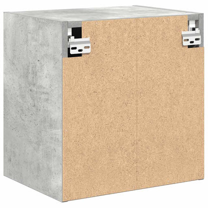 Garage Wall Cabinet Concrete Grey Engineered Wood