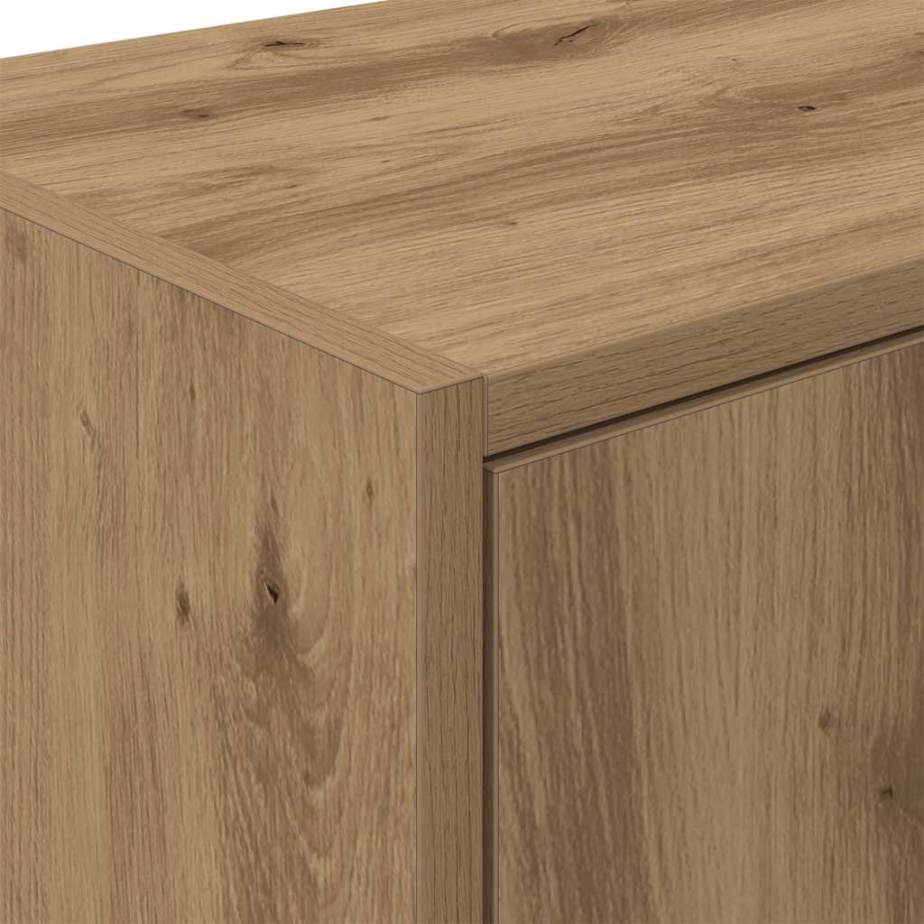 Garage Wall Cabinet Artisan Oak Engineered Wood