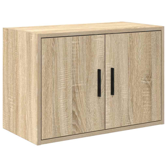 Garage Wall Cabinet Sonoma Oak Engineered Wood