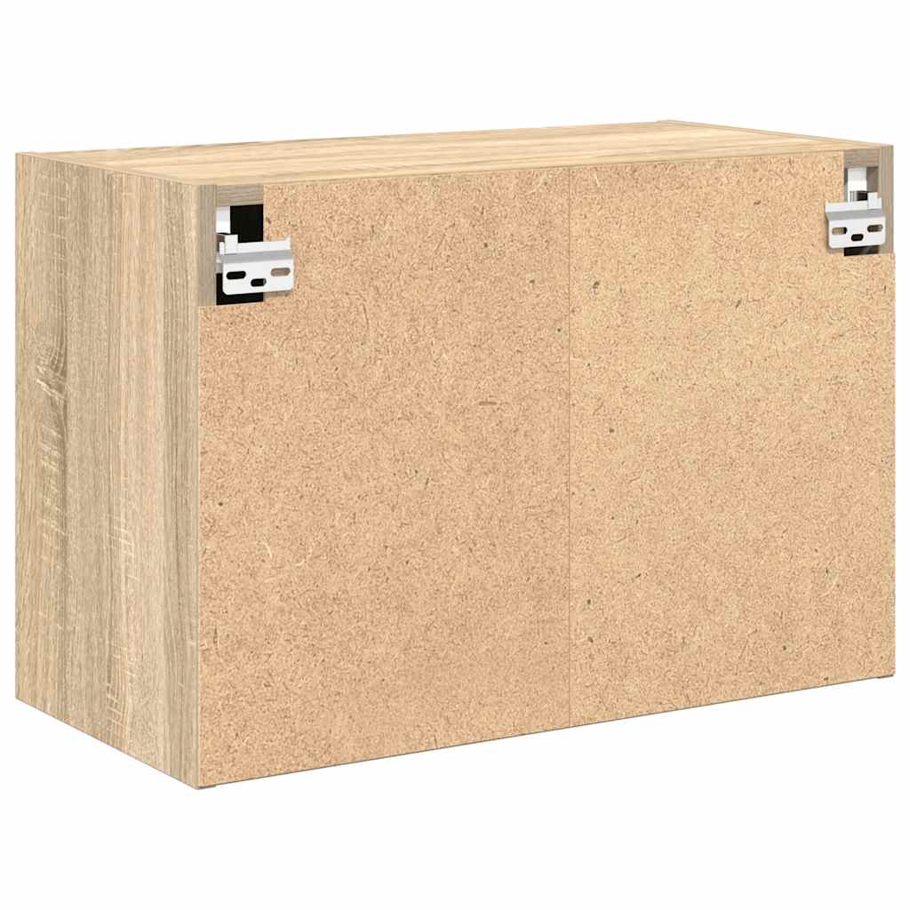 Garage Wall Cabinet Sonoma Oak Engineered Wood