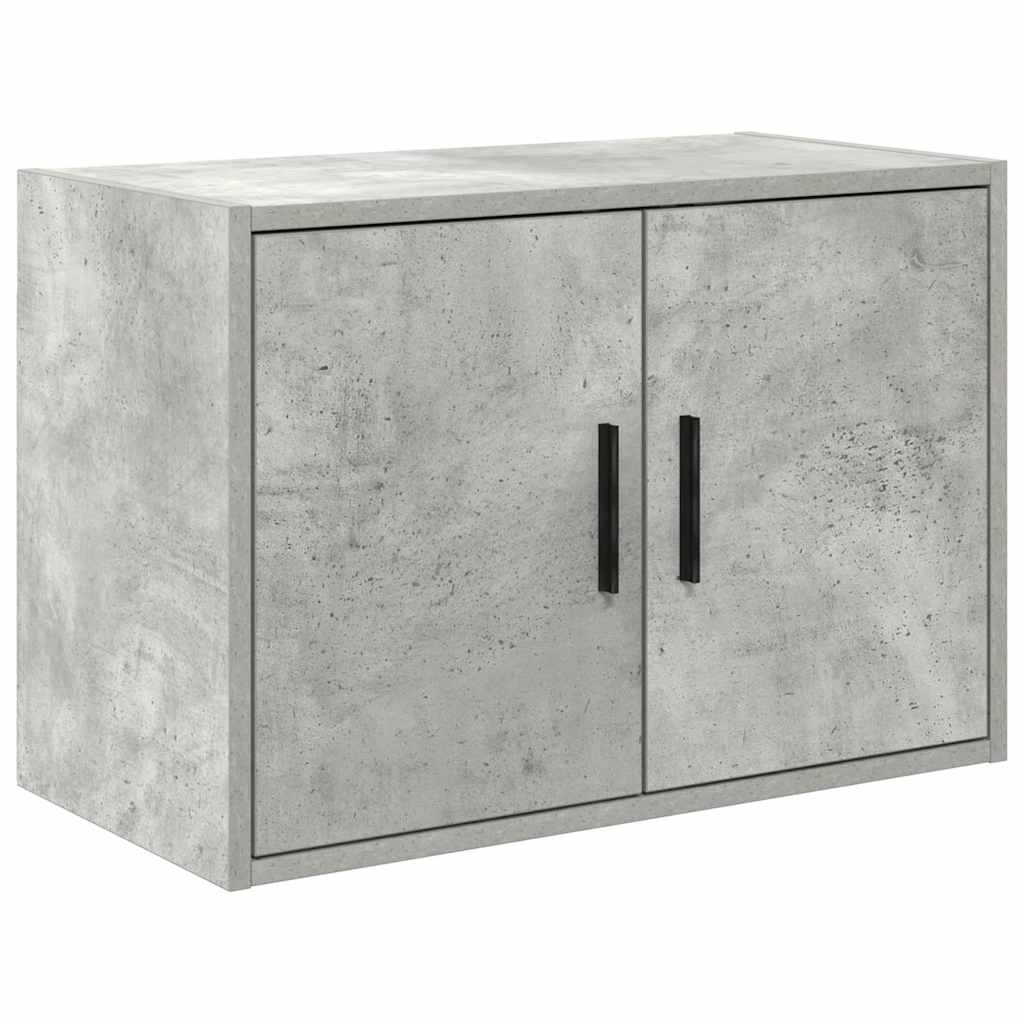 Garage Wall Cabinet Concrete Grey Engineered Wood