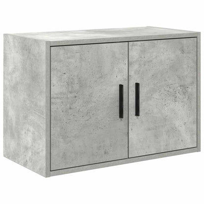 Garage Wall Cabinet Concrete Grey Engineered Wood