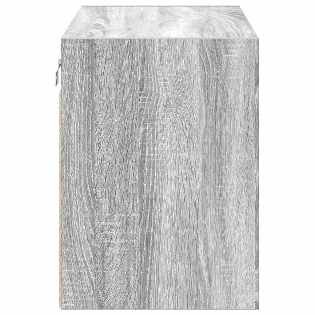 Garage Wall Cabinets 2 pcs Grey Sonoma Engineered Wood