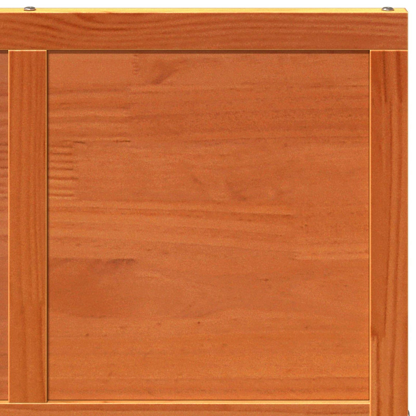 Barn Door Wax brown 80 x 208 cm Solid Pine Wood