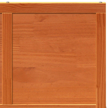Barn Door Wax brown 80 x 208 cm Solid Pine Wood