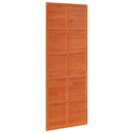 Barn Door Wax brown 80 x 208 cm Solid Pine Wood
