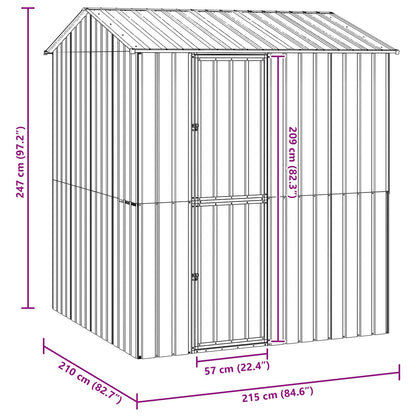 Bird Cage Anthracite 215 x 210 x 247 cm Galvanised Steel