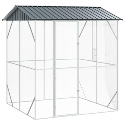 Bird Cage Anthracite 215 x 208 x 247 cm Galvanised Steel