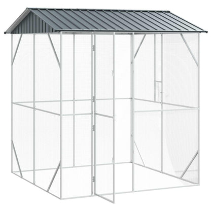 Bird Cage Anthracite 215 x 208 x 247 cm Galvanised Steel