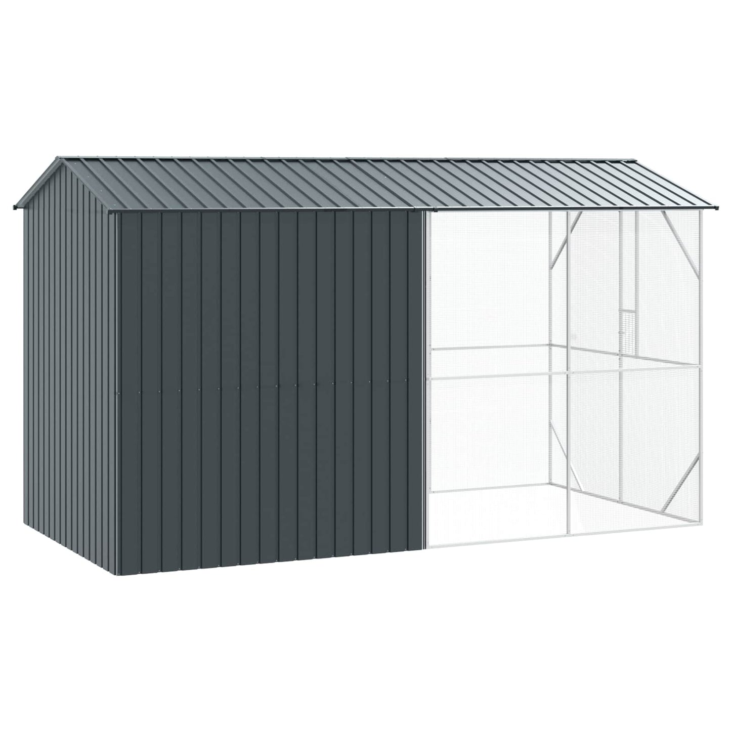 Bird Cage Anthracite 430 x 208 x 247 cm Galvanised Steel