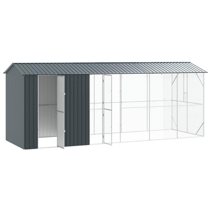 Bird Cage Anthracite 645 x 208 x 247 cm Galvanised Steel