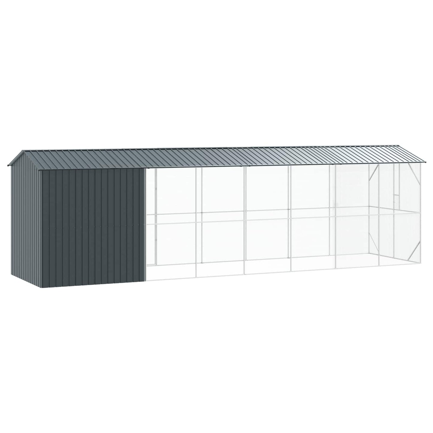 Bird Cage Anthracite 860 x 208 x 247 cm Galvanised Steel