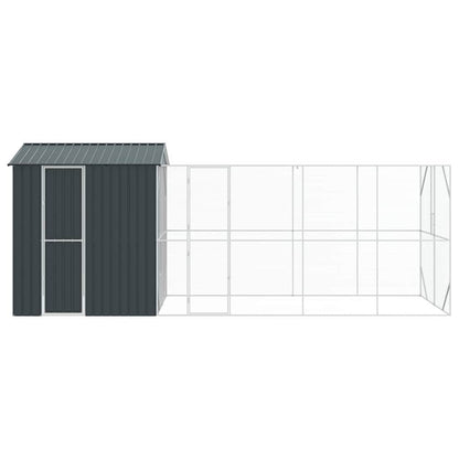 Bird Cage Anthracite 621 x 208 x 247 cm Galvanised Steel