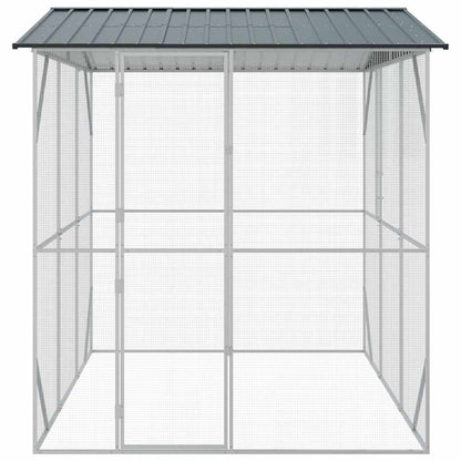 Bird Cage Anthracite 227 x 310 x 247 cm Galvanised Steel
