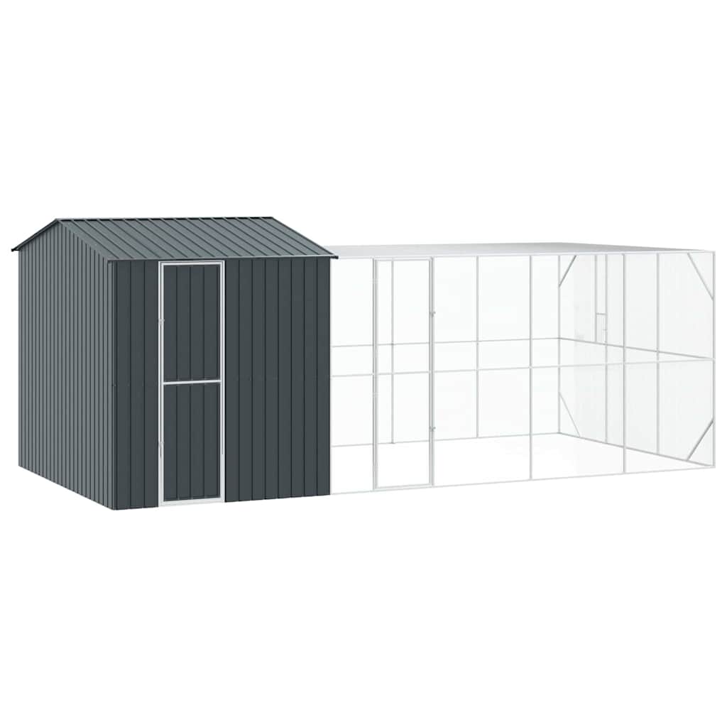 Bird Cage Anthracite 635 x 304 x 247 cm Galvanised Steel