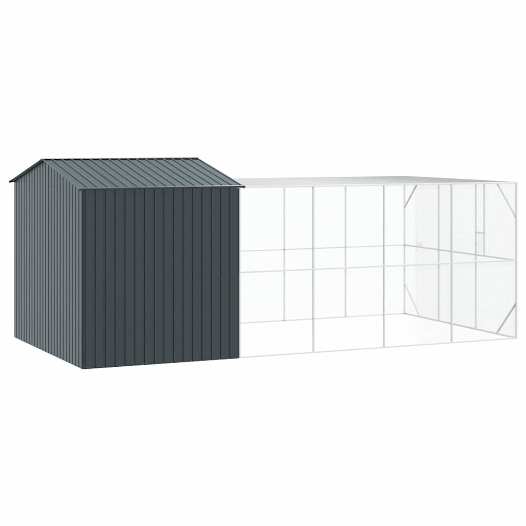 Bird Cage Anthracite 635 x 304 x 247 cm Galvanised Steel