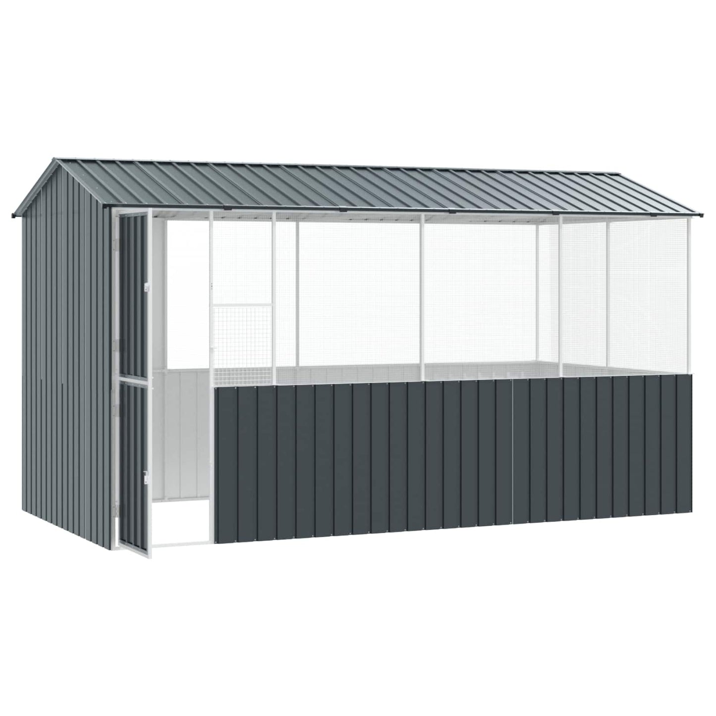 Bird Cage Anthracite 410 x 210 x 230 cm Galvanised Steel
