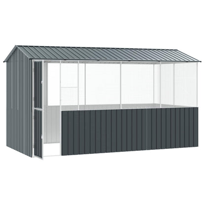 Bird Cage Anthracite 410 x 210 x 230 cm Galvanised Steel
