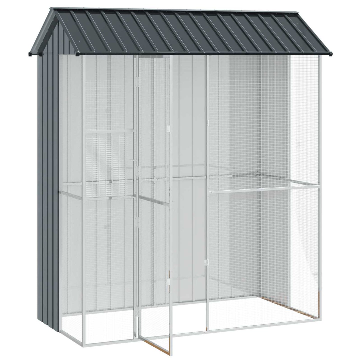 Bird Cage Anthracite 215 x 110 x 247 cm Galvanised Steel