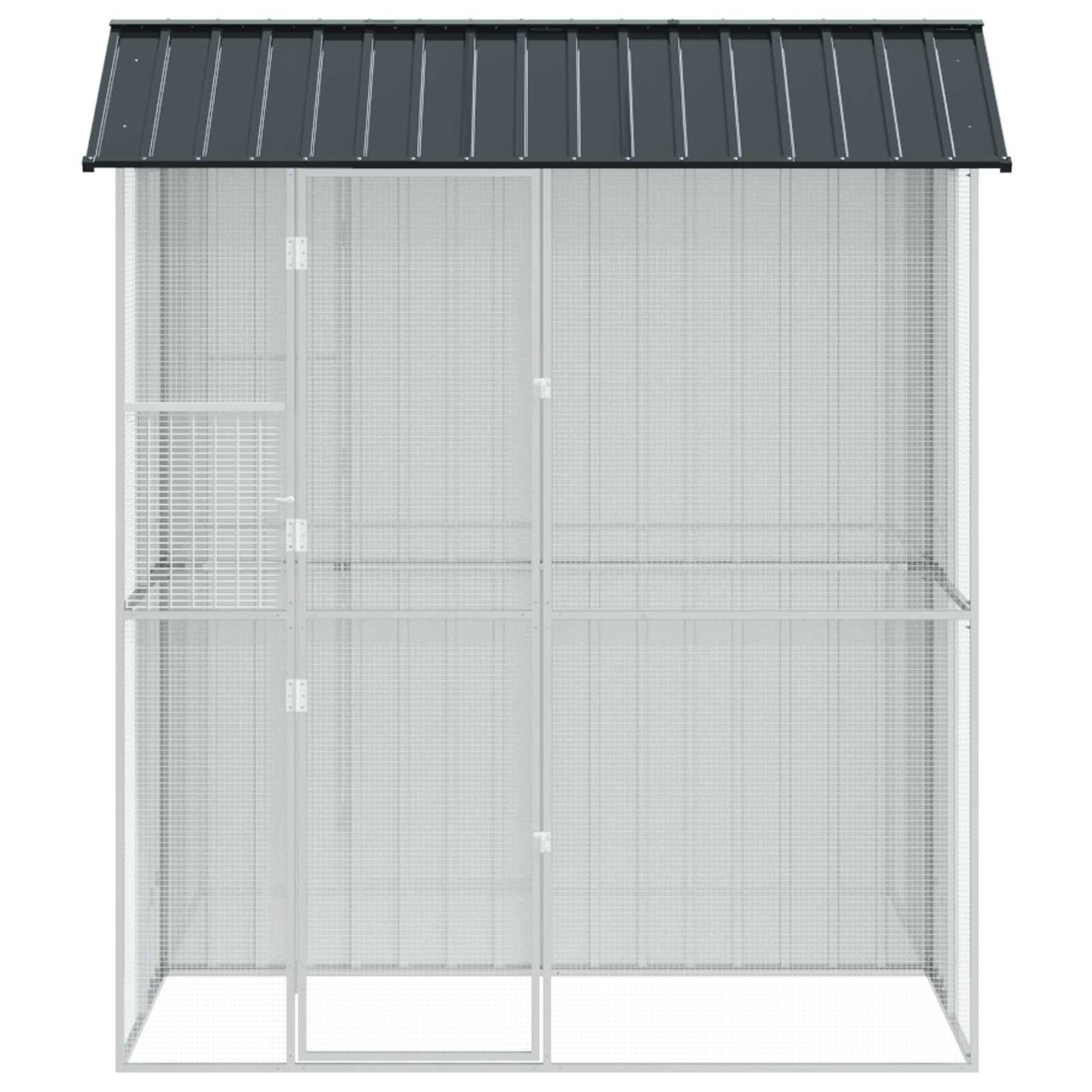 Bird Cage Anthracite 215 x 110 x 247 cm Galvanised Steel