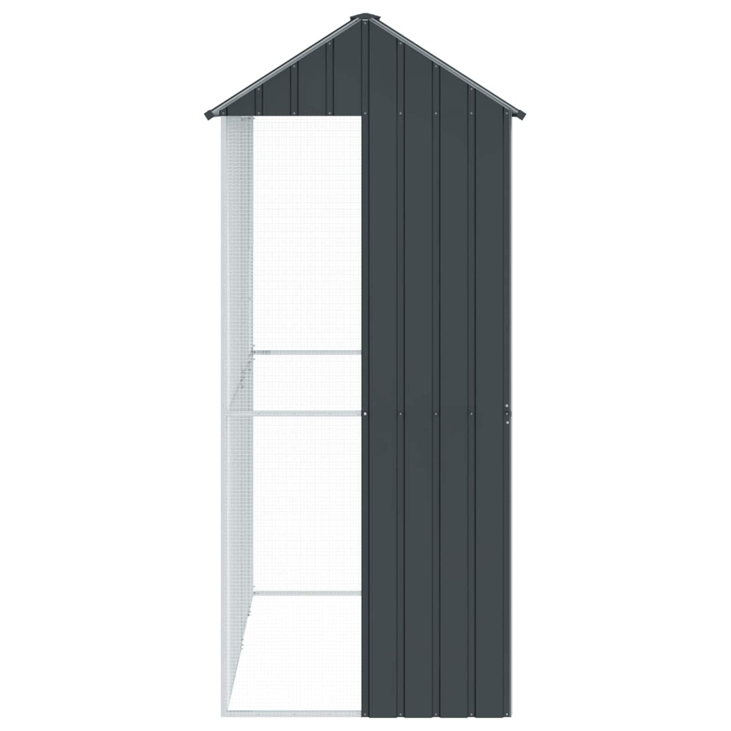 Bird Cage Anthracite 215 x 110 x 247 cm Galvanised Steel